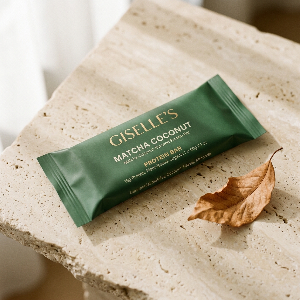 Giselle's Matcha Coconut Protein Bar